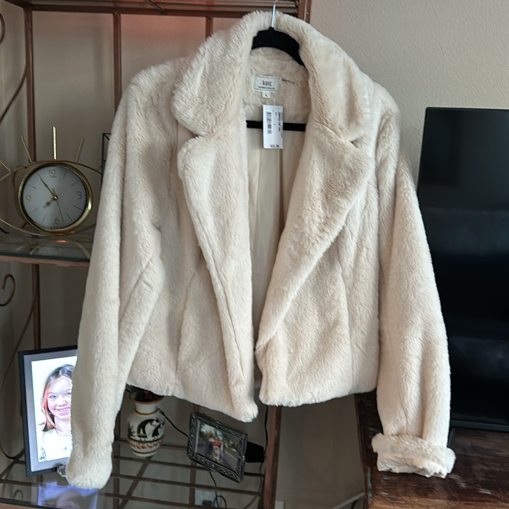 Faux fur coat